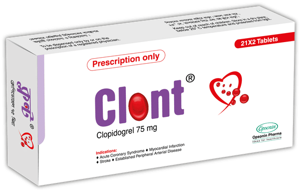 Clont 75 mg Packaging