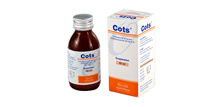 Cots (200 mg+40 mg)/5 ml Packaging