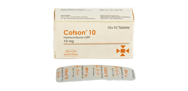 Cotson 10 mg Packaging