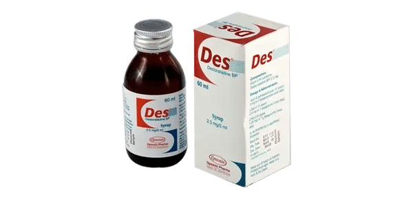 Des 2.5 mg/5 ml Packaging