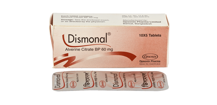 Dismonal 60 mg Packaging