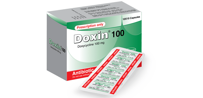 Doxin 100 mg Packaging