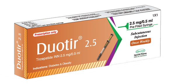 Duotir 7.5 mg/0.5 ml Packaging