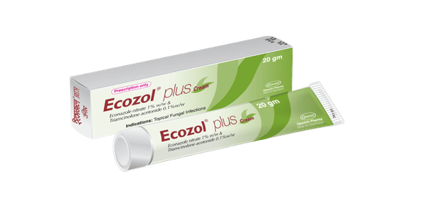 Ecozol Plus 1%+0.1% Packaging