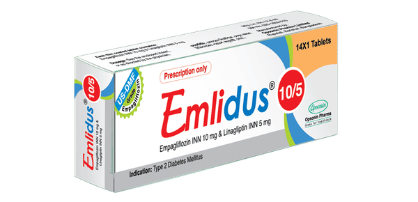 Emlidus 10 mg+5 mg Packaging