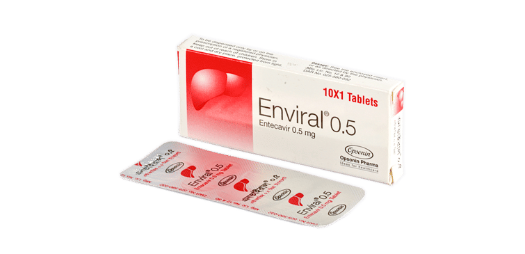 Enviral 1 mg Packaging