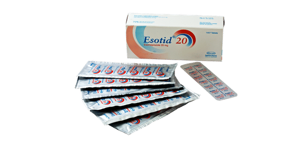 Esotid 20 mg Packaging