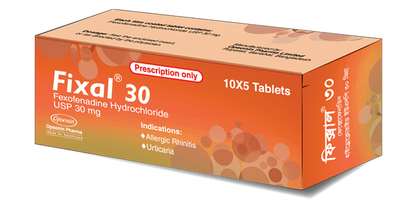Fixal 60 mg Packaging