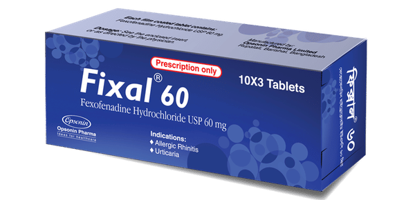 Fixal 30 mg/5 ml Packaging