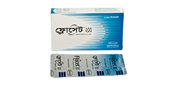 Flocet 200 mg Packaging