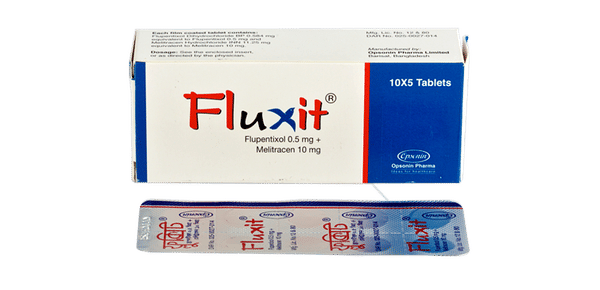 Fluxit 0.5 mg+10 mg Packaging
