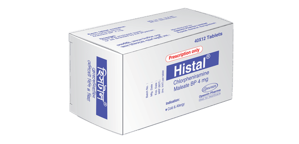 Histal 2 mg/5 ml Packaging