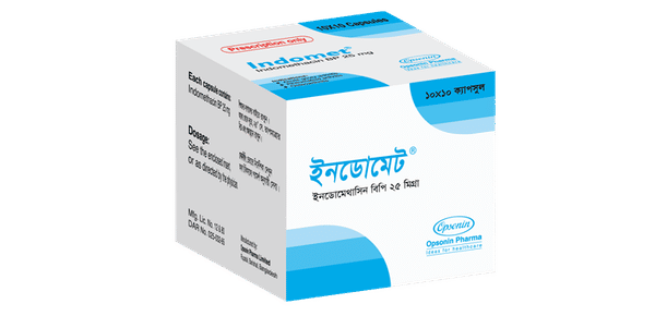 Indomet 100 mg Packaging