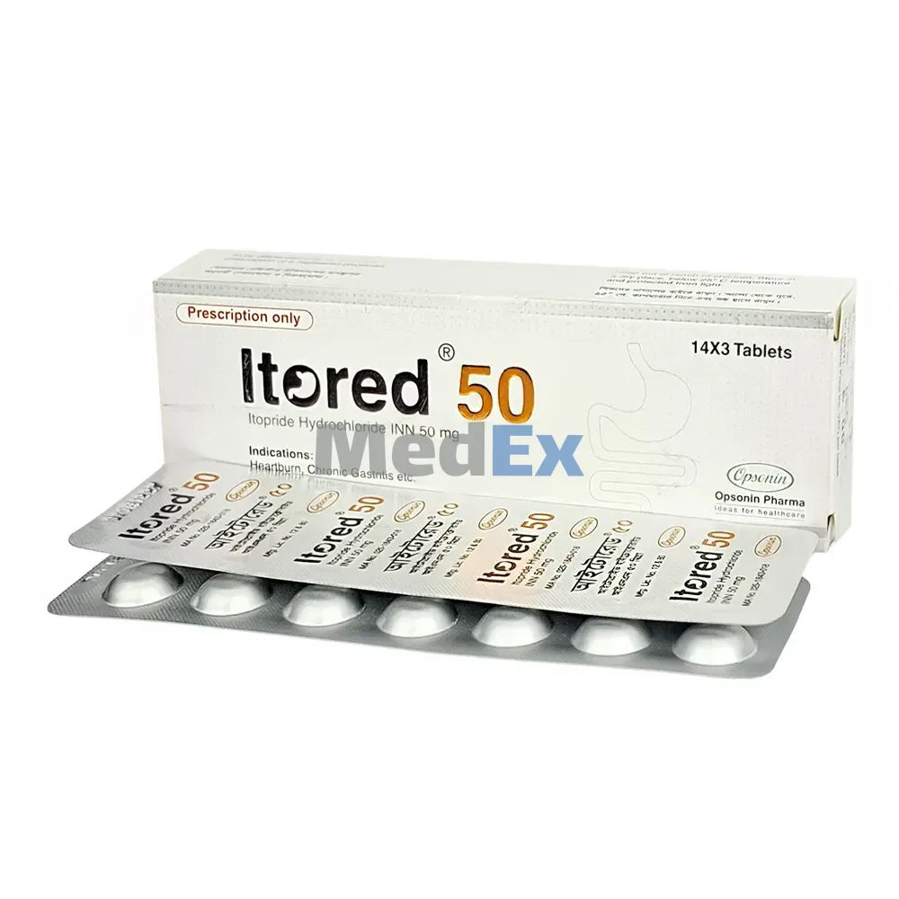 Itored 50 mg Packaging