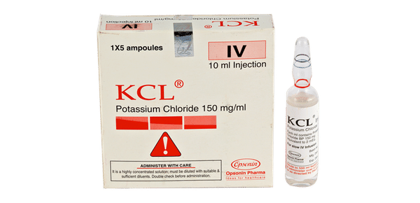 KCL 500 mg/5 ml Packaging