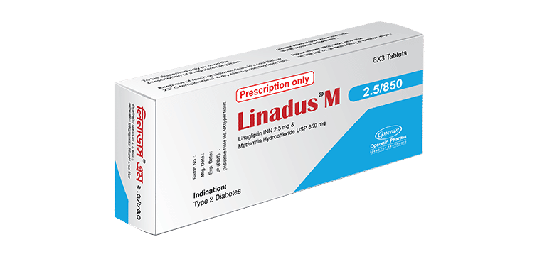 Linadus M 2.5 mg+500 mg Packaging