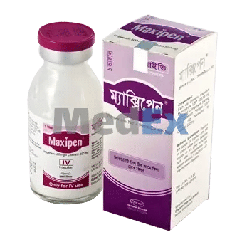 Maxipen (500 mg+500 mg)/vial Packaging