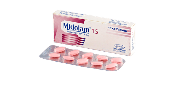 Midolam 15 mg Packaging