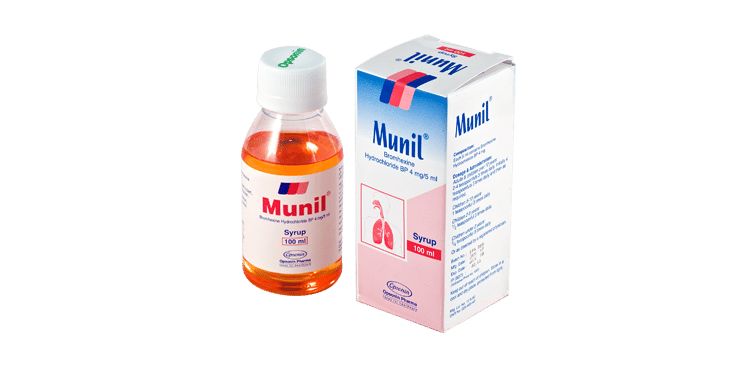 Munil 4 mg/5 ml Packaging