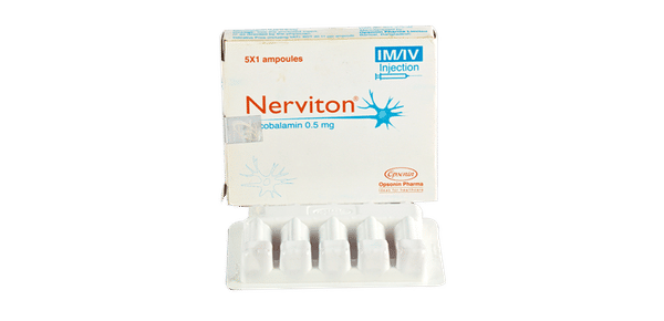 Nerviton 500 mcg/ml Packaging