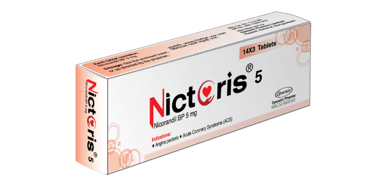 Nictoris 5 mg Packaging