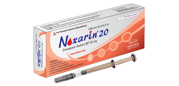 Noxarin 6000 Anti-Xa IU/0.6 ml Packaging