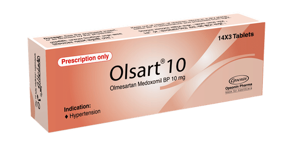 Olsart 20 mg Packaging