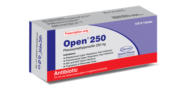 Open 250 mg Packaging