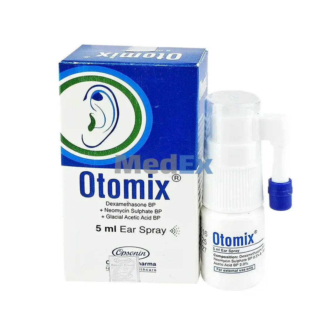 Otomix 0.1% + 0.5% + 2% Packaging