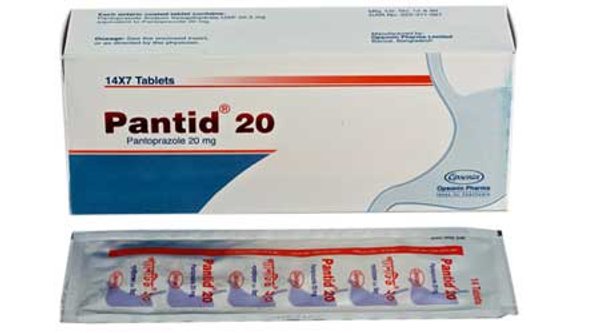 Pantid 40 mg/vial Packaging