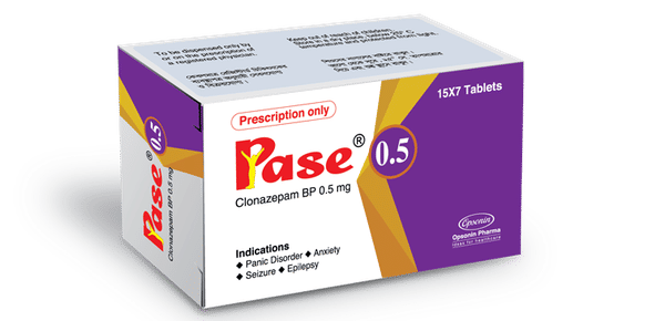 Pase 1 mg Packaging