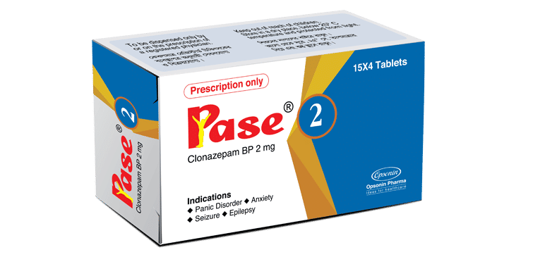 Pase 2.5 mg/ml Packaging