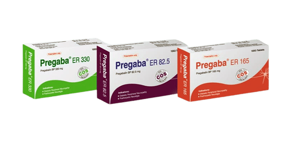 Pregaba ER 82.5 mg Packaging