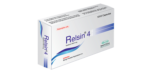 Relsin 4 mg Packaging