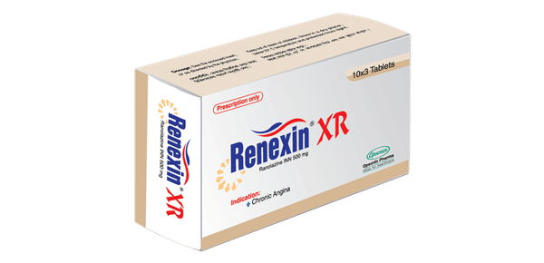 Renexin XR 500 mg Packaging