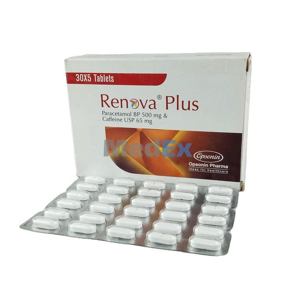 Renova Plus 500 mg+65 mg Packaging