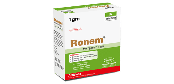 Ronem 1 gm/vial Packaging