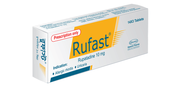 Rufast 10 mg Packaging