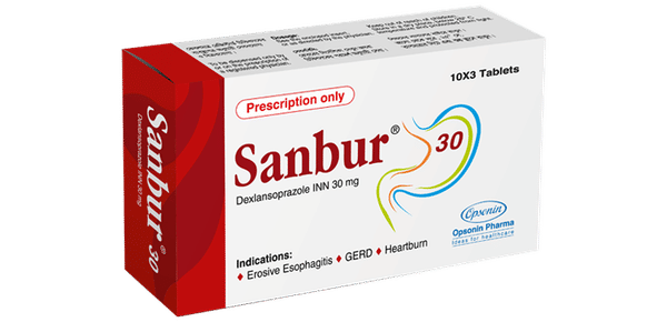Sanbur 30 mg Packaging