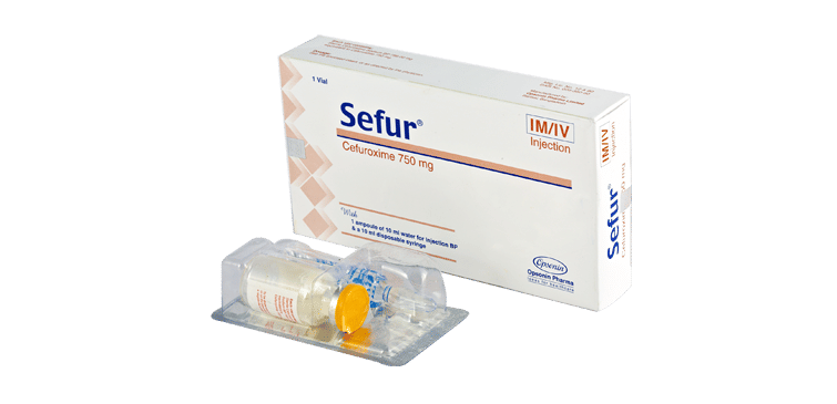 Sefur 125 mg/5 ml Packaging