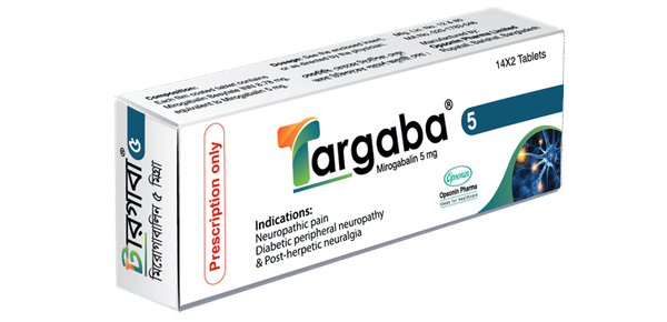 Targaba 2.5 mg Packaging
