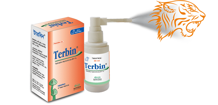 Terbin 250 mg Packaging