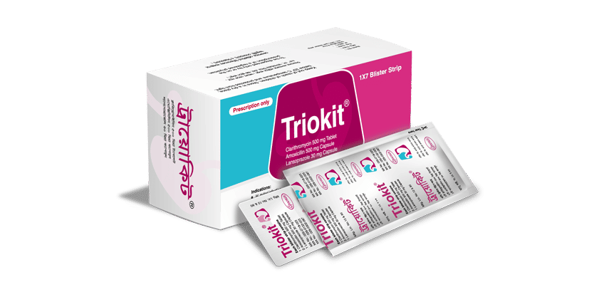 Triokit 30 mg+1000 mg+500 mg Packaging