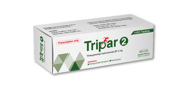 Tripar 2 2 mg/5 ml Packaging