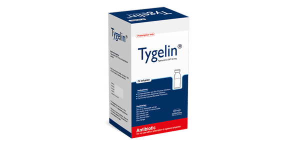 Tygelin 50 mg/vial Packaging