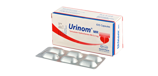 Urinom 0.4 mg Packaging
