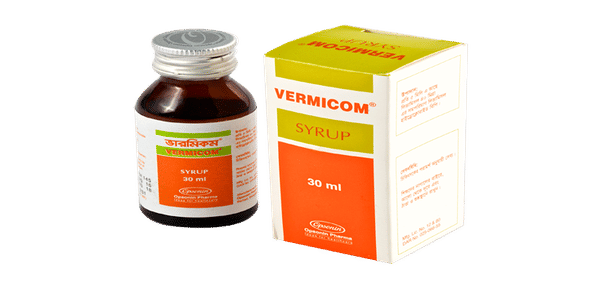 Vermicom 40 mg/5 ml Packaging