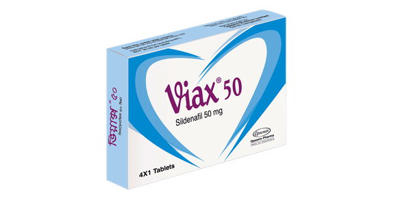 Viax 50 mg Packaging