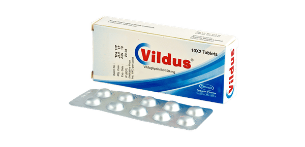Vildus 50 mg Packaging
