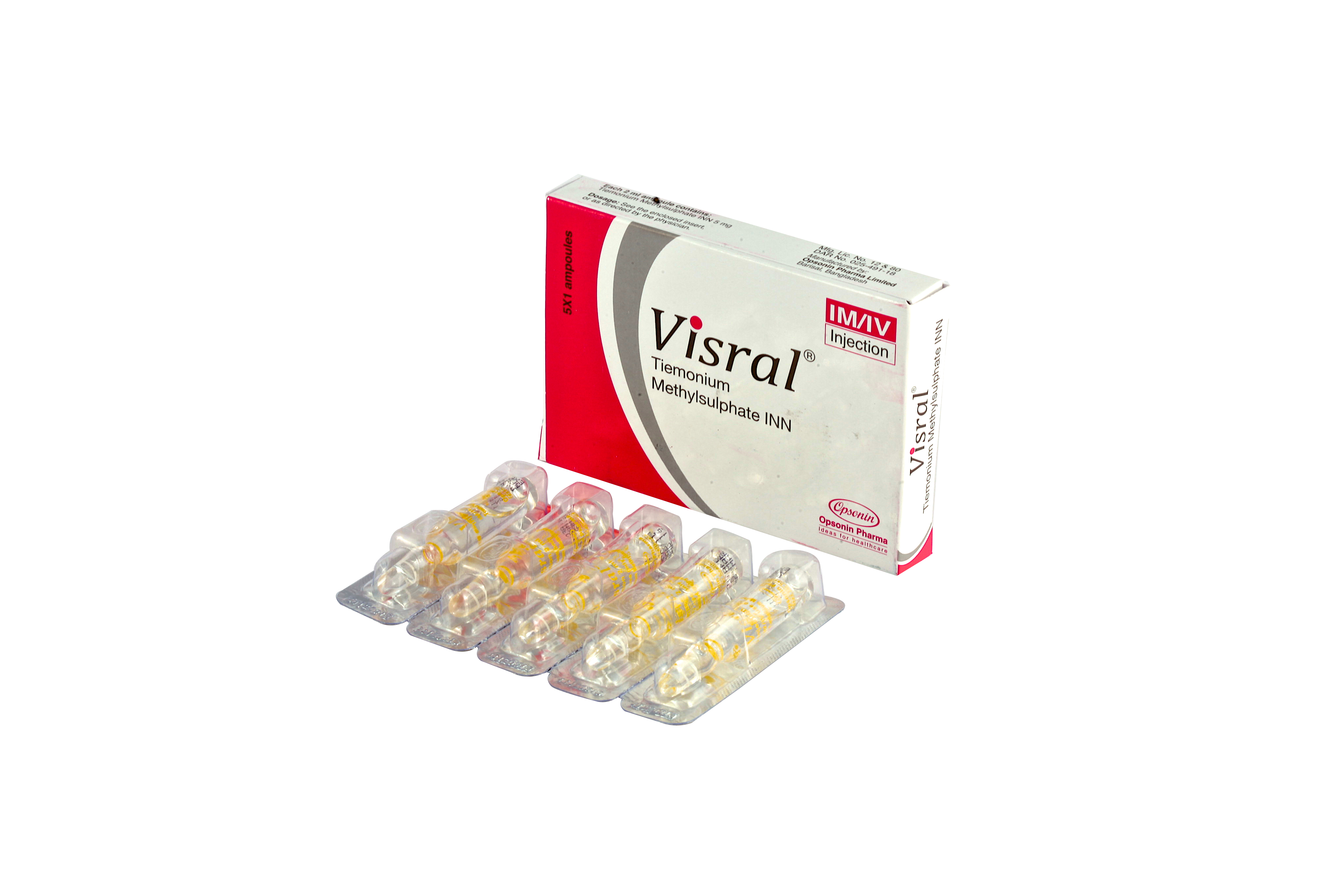 Visral 50 mg Packaging
